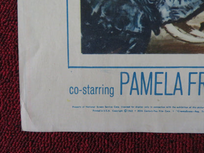 THE LION US HALF SHEET (22"x 28") POSTER WILLIAM HOLDEN TREVOR HOWARD 1963 Rendezvous Cinema Movie posters