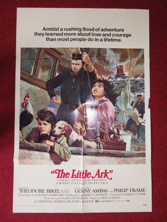 THE LITTLE ARK FOLDED US ONE SHEET POSTER THEODORE BIKEL 1972 Movie posters