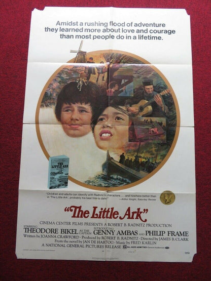 THE LITTLE ARK STYLE B FOLDED US ONE SHEET POSTER THEODORE BIKEL G. AMBAS 1972 Movie posters