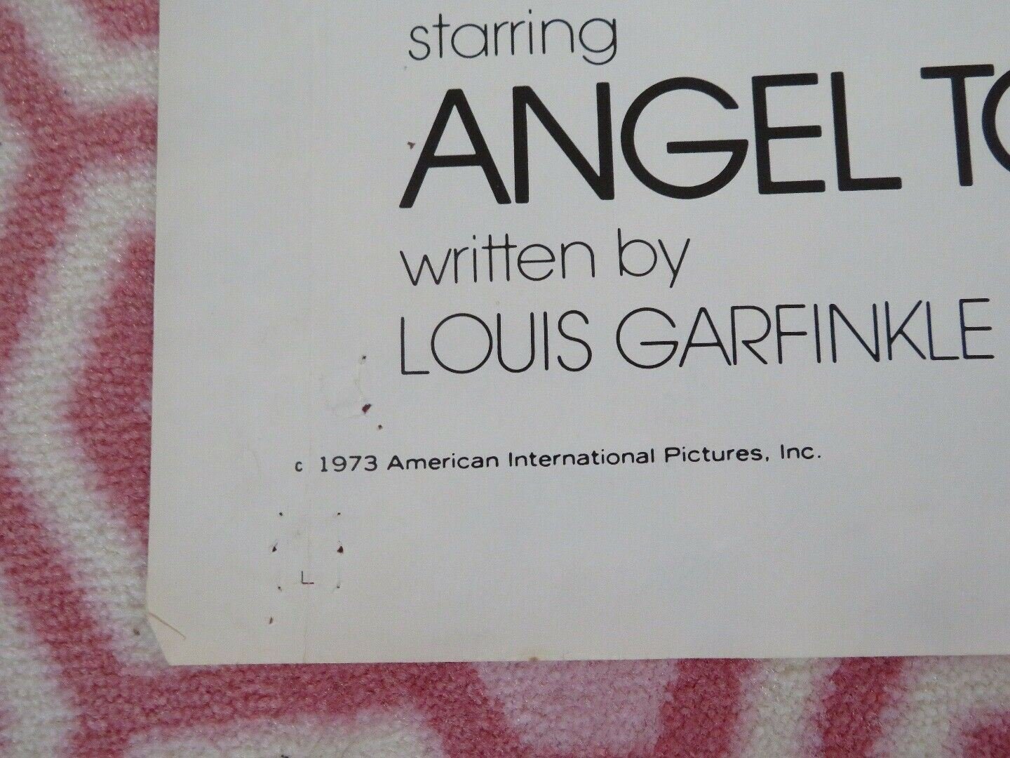 THE LITTLE CIGARS MOB 1973 US ONE SHEET POSTER ANGEL TOMPKINS B CURTIS Movie posters