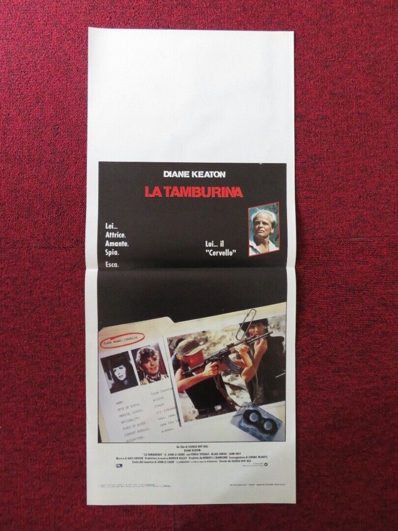 THE LITTLE DRUMMER GIRL ITALIAN LOCANDINA (27.5"x12") POSTER DIANE KEATON 1985 Rendezvous Cinema Movie posters