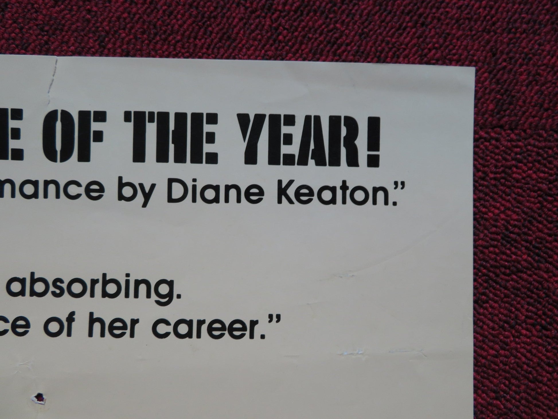 THE LITTLE DRUMMER GIRL VHS POSTER DIANE KEATON YORGO VOYAGIS 1985 Rendezvous Cinema Movie posters