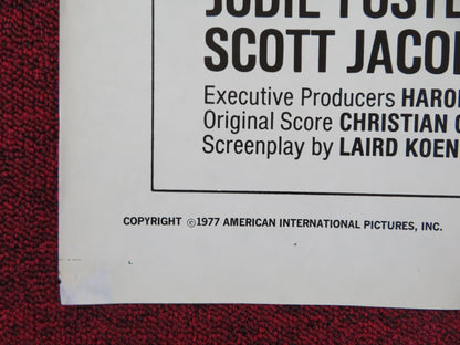 THE LITTLE GIRL WHO LIVES DOWN THE LANE FOLDED US ONE SHEET POSTER FOSTER 1977 Rendezvous Cinema Movie posters