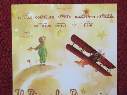 THE LITTLE PRINCE ITALIAN LOCANDINA POSTER JEFF BRIDGES MACKENZIE FOY 2015 Rendezvous Cinema Movie posters