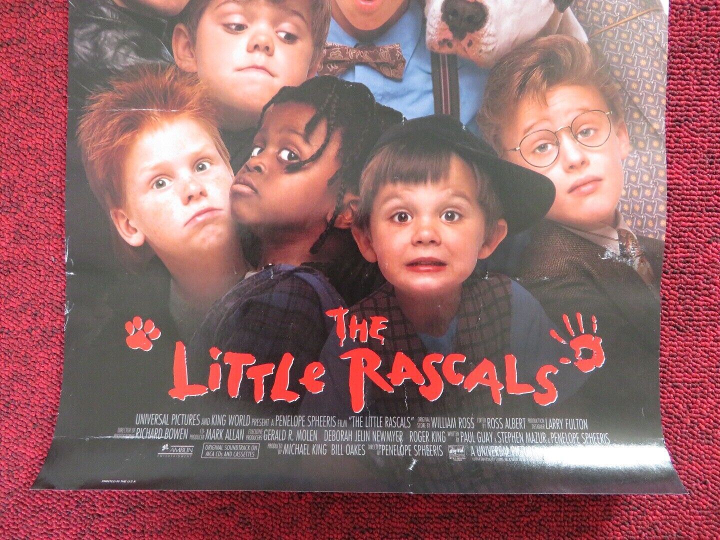 THE LITTLE RASCALS U.S MINI (11.5" X 17") POSTER TRAVIS TEDFORD KEVIN 1994 Movie posters