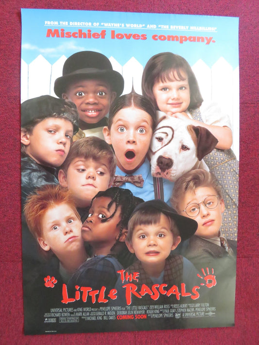 THE LITTLE RASCALS US ONE SHEET ROLLED POSTER TRAVIS TEDFORD JORDAN WARKOL 1994 Rendezvous Cinema Movie posters