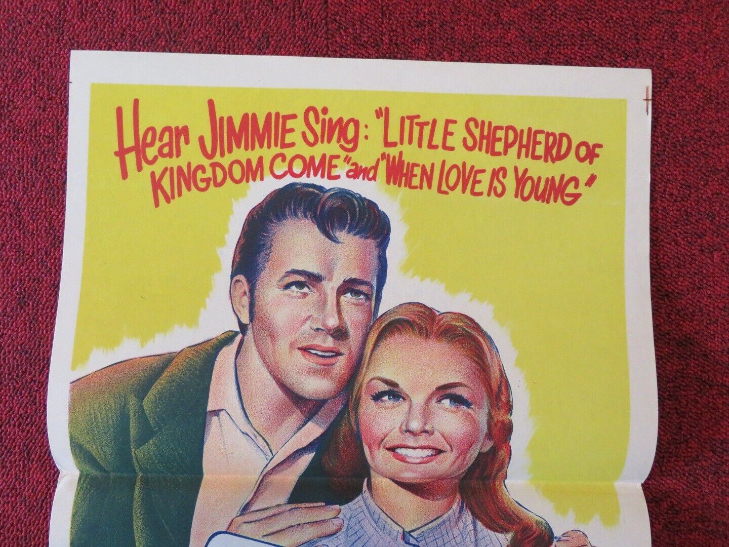 THE LITTLE SHEPHERD OF KINGDOM COME FOLDED AUSTRALIAN DAYBILL POSTER 1961 Movie posters