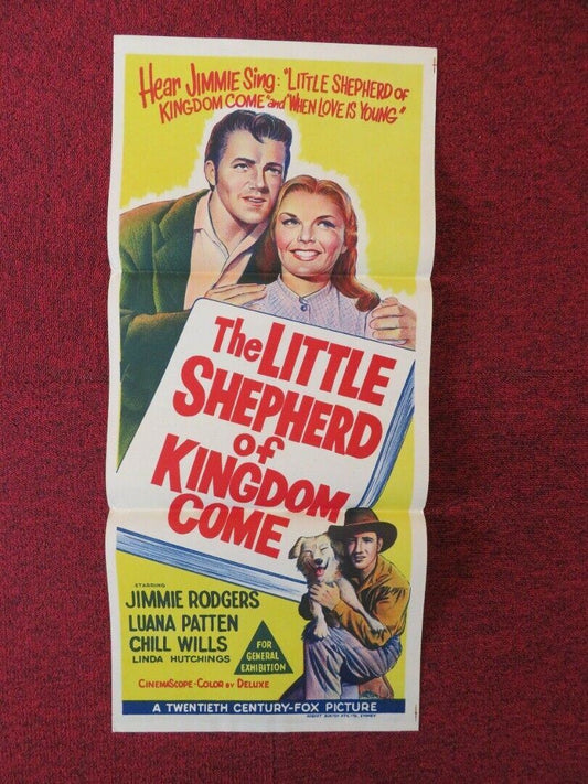 THE LITTLE SHEPHERD OF KINGDOM COME FOLDED AUSTRALIAN DAYBILL POSTER 1961 Movie posters