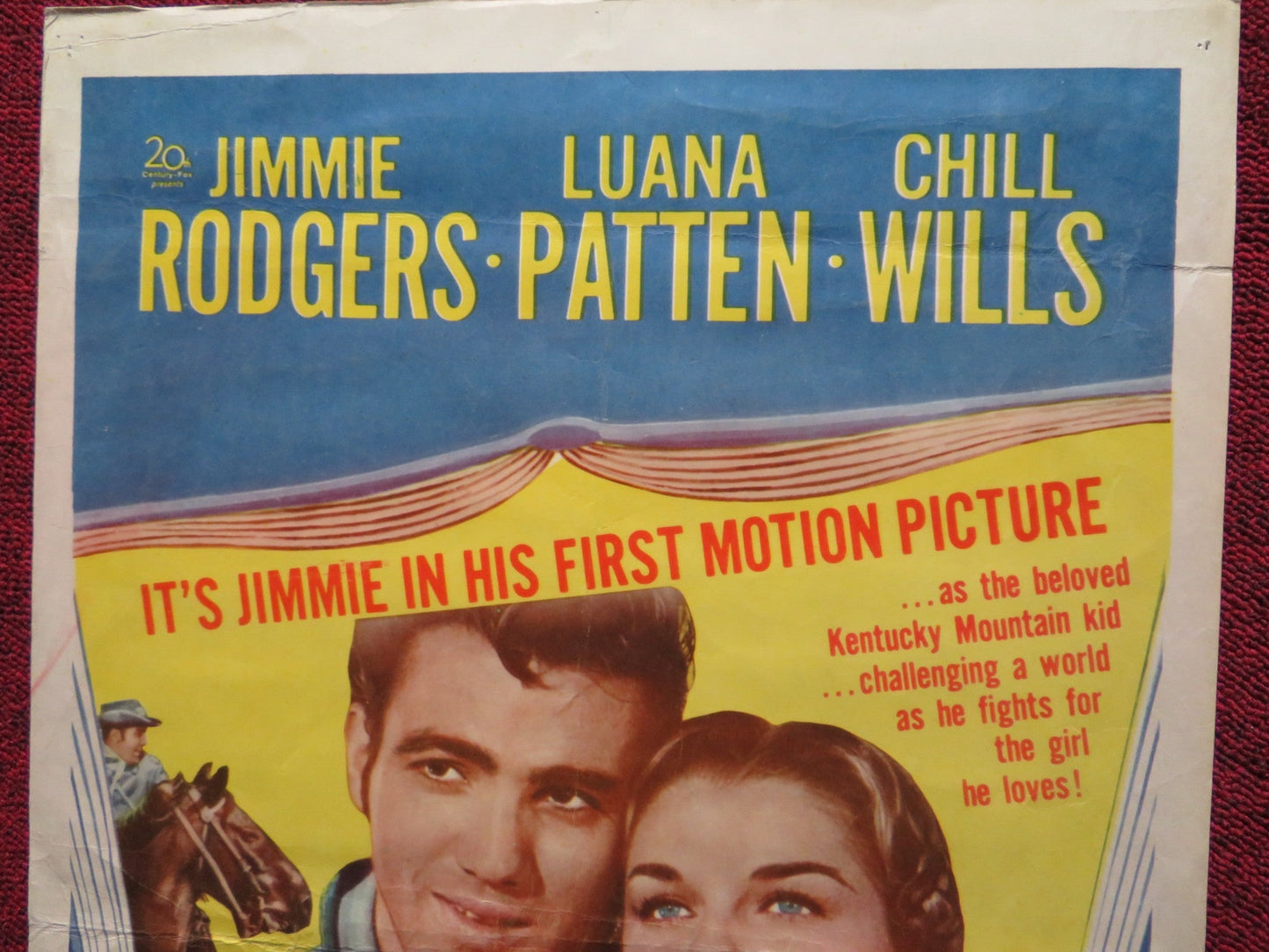 THE LITTLE SHEPHERD OF KINGDOM COME US INSERT (14"x 36") POSTER J RODGERS 1960 Rendezvous Cinema Movie posters