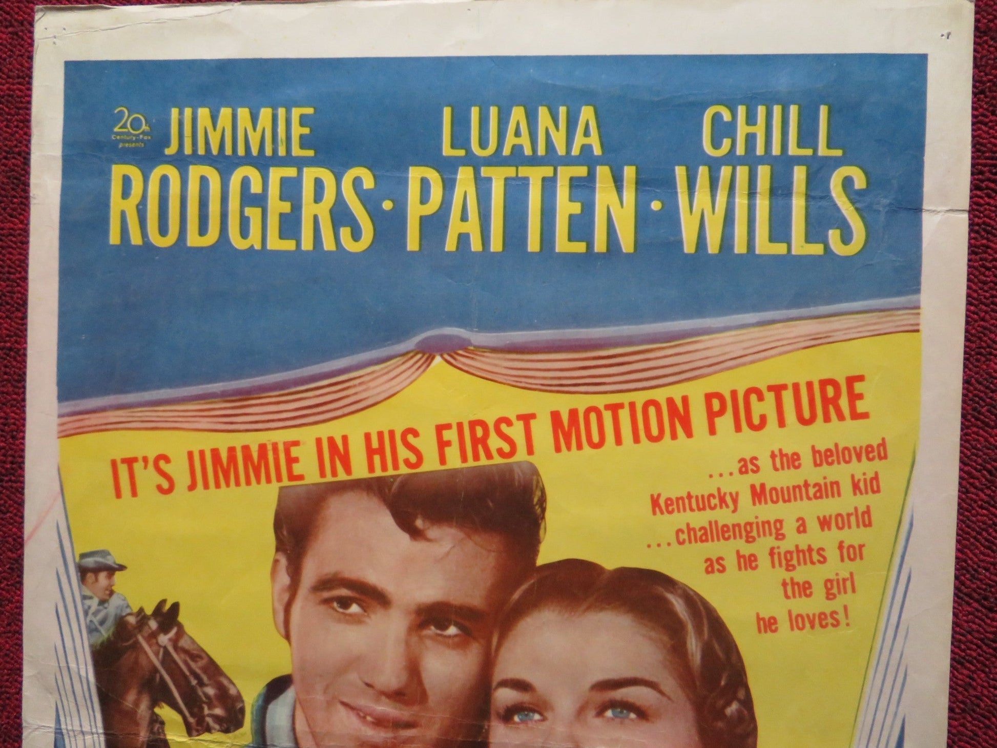 THE LITTLE SHEPHERD OF KINGDOM COME US INSERT (14"x 36") POSTER J RODGERS 1960 Rendezvous Cinema Movie posters