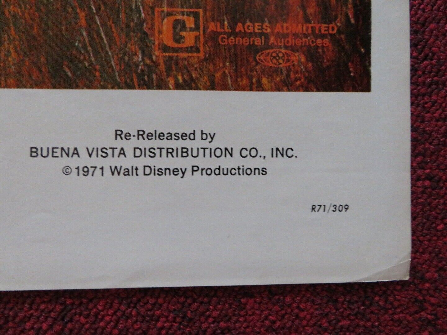 THE LIVING DESERT / THE VANISHING PRAIRIE COMBO FOLDED US ONE SHEET POSTER 1971 Rendezvous Cinema Movie posters