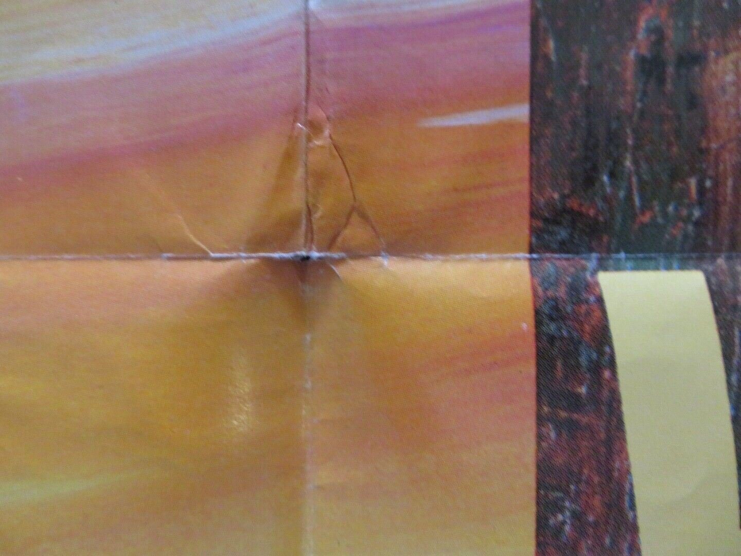 THE LIVING DESERT / THE VANISHING PRAIRIE COMBO FOLDED US ONE SHEET POSTER 1971 Rendezvous Cinema Movie posters