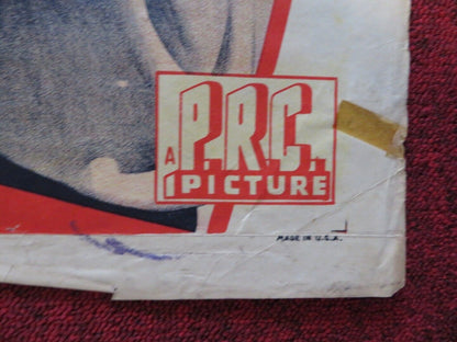 THE LONE RIDER IN GHOST TOWN/ GHOST MINE FOLDED US ONE SHEET POSTER 1941 Movie posters