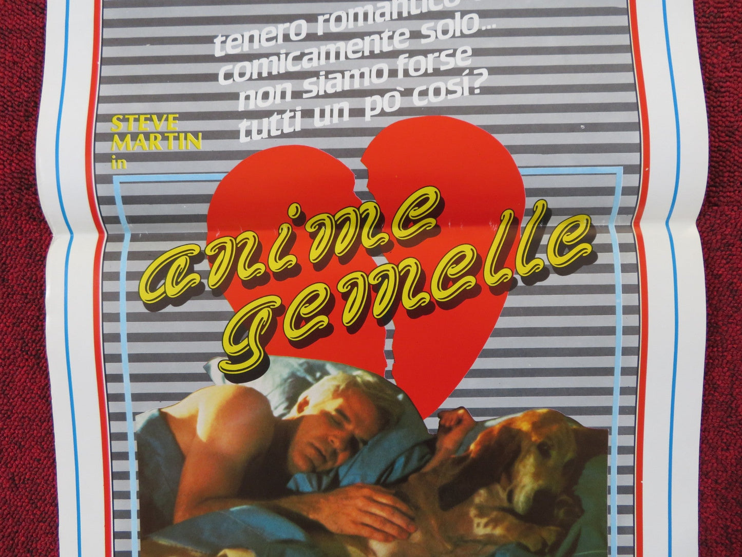 THE LONELY GUY ITALIAN LOCANDINA POSTER STEVE MARTIN CHARLES GRODIN 1987 Rendezvous Cinema Movie posters