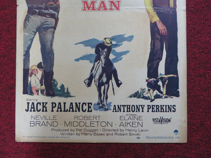 THE LONELY MAN WINDOW CARD (14"x 22") POSTER JACK PALANCE ANTHONY PERKINS 1957 Rendezvous Cinema Movie posters