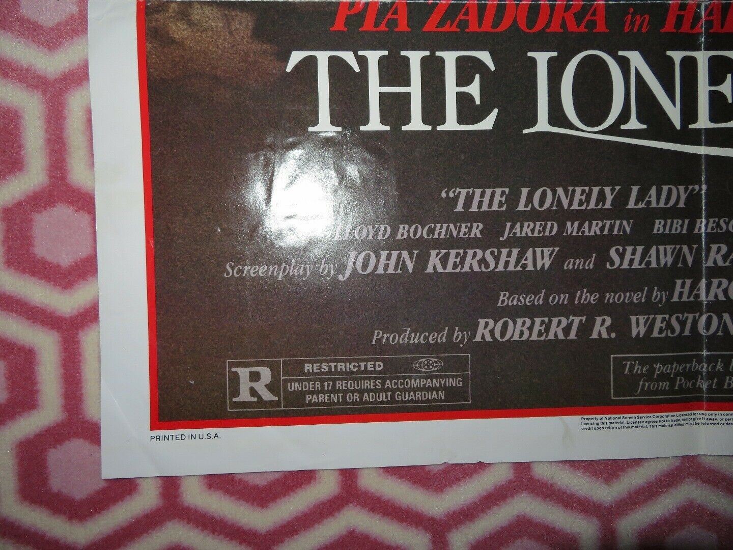 THE LONEY LADY US ONE SHEET POSTER BIBI BECHE HAROLD ROBBINS 1983 - Rendezvous Cinema