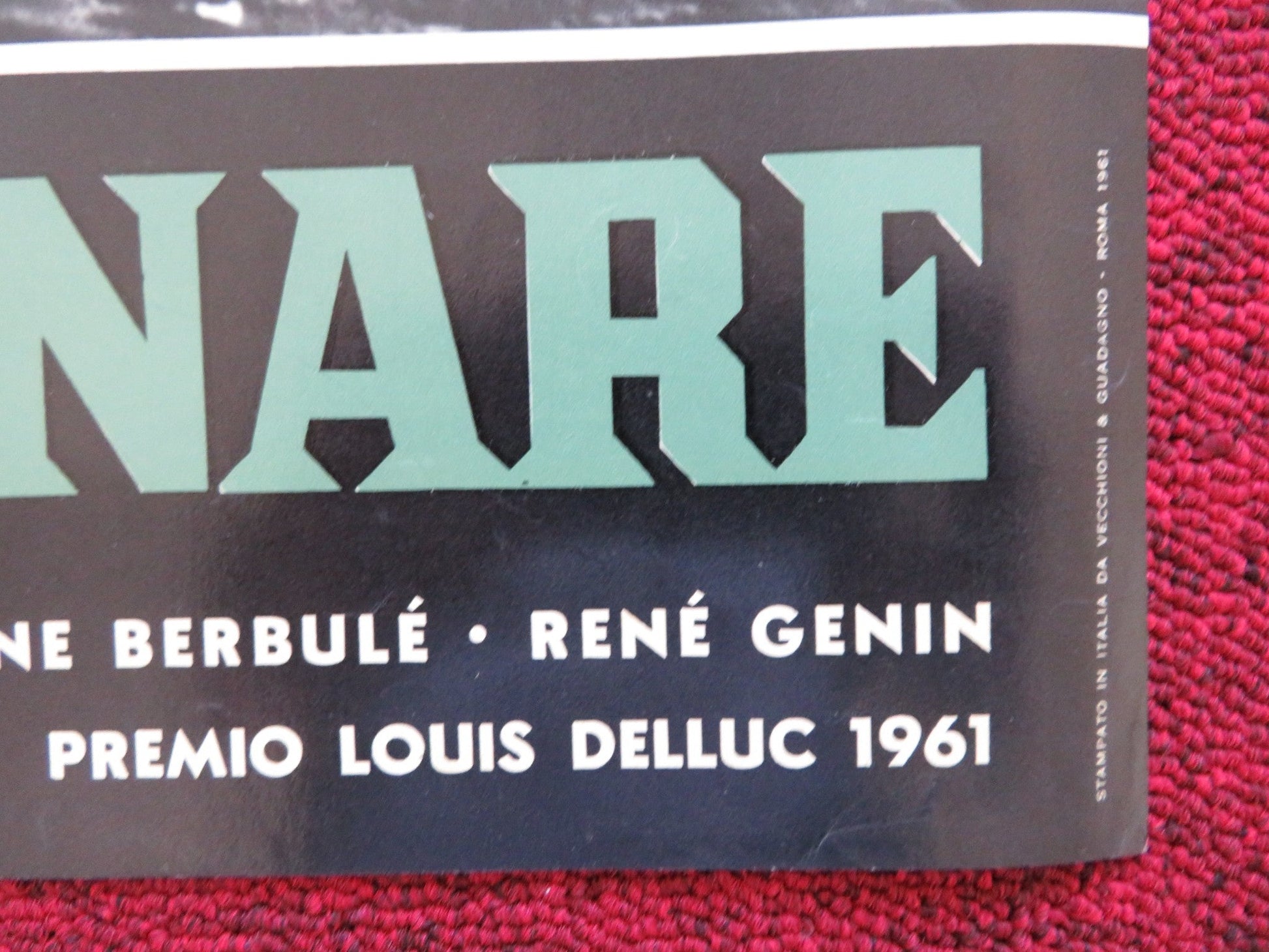 THE LONG ABSENCE ITALIAN FOTOBUSTA POSTER ALIDA VALLI GEORGES WILSON 1961 Rendezvous Cinema Movie posters