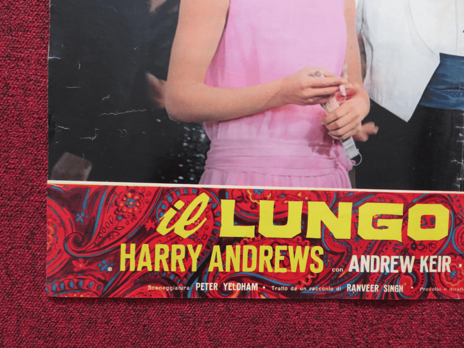 THE LONG DUEL ITALIAN FOTOBUSTA POSTER YUL BRYNNER TREVOR HOWARD 1967 Rendezvous Cinema Movie posters