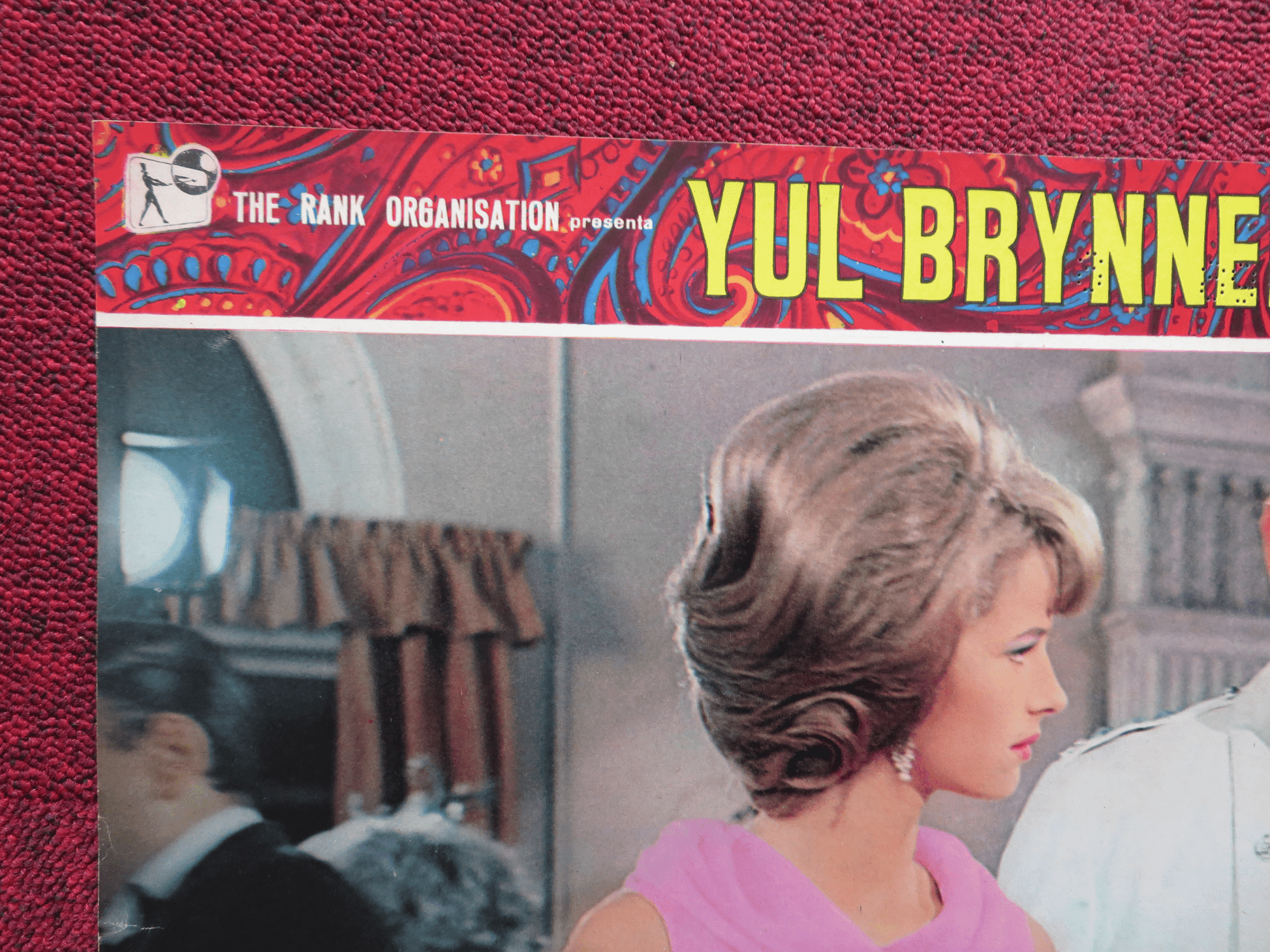 THE LONG DUEL ITALIAN FOTOBUSTA POSTER YUL BRYNNER TREVOR HOWARD 1967 Rendezvous Cinema Movie posters