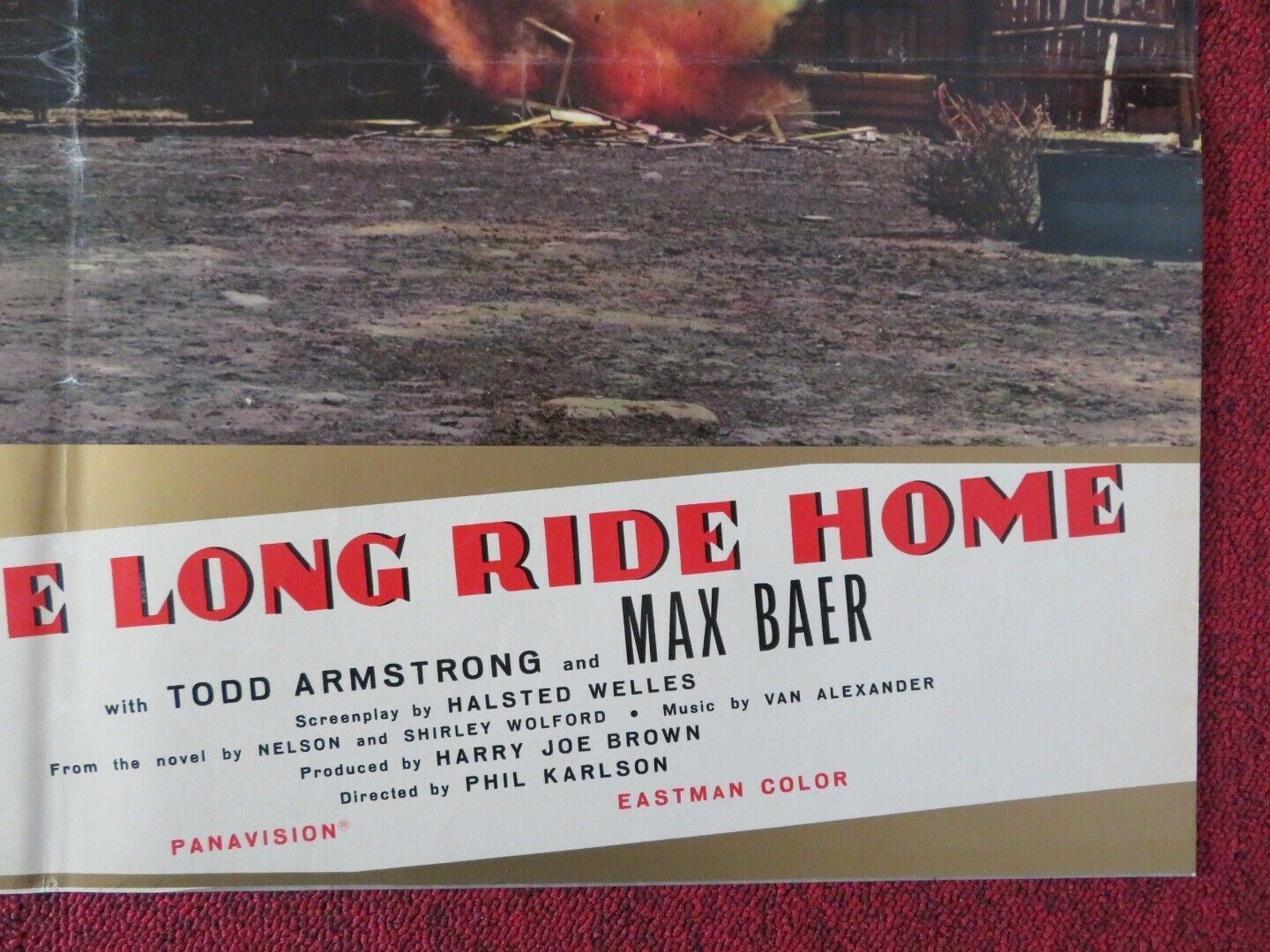 THE LONG RIDE HOME / A TIME FOR KILLING - E ITALIAN FOTOBUSTA POSTER GLENN FORD Movie posters