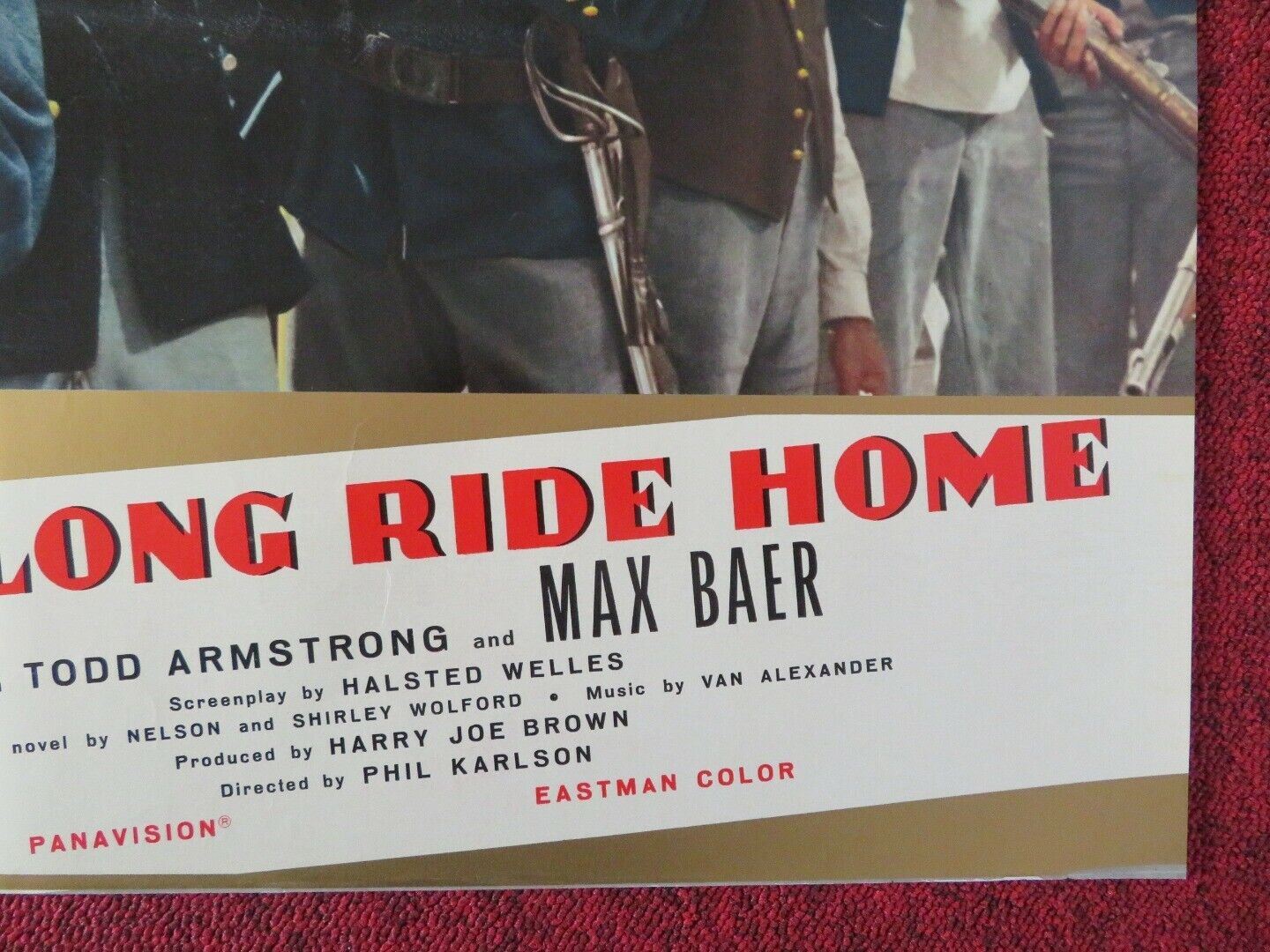 THE LONG RIDE HOME / A TIME FOR KILLING - G ITALIAN FOTOBUSTA POSTER GLENN FORD - Rendezvous Cinema