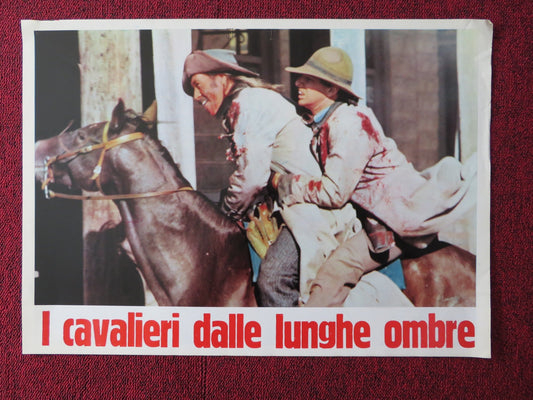 THE LONG RIDERS - B ITALIAN FOTOBUSTA POSTER DAVID CARRIDINE DENNIS QUAID 1980 Rendezvous Cinema Movie posters