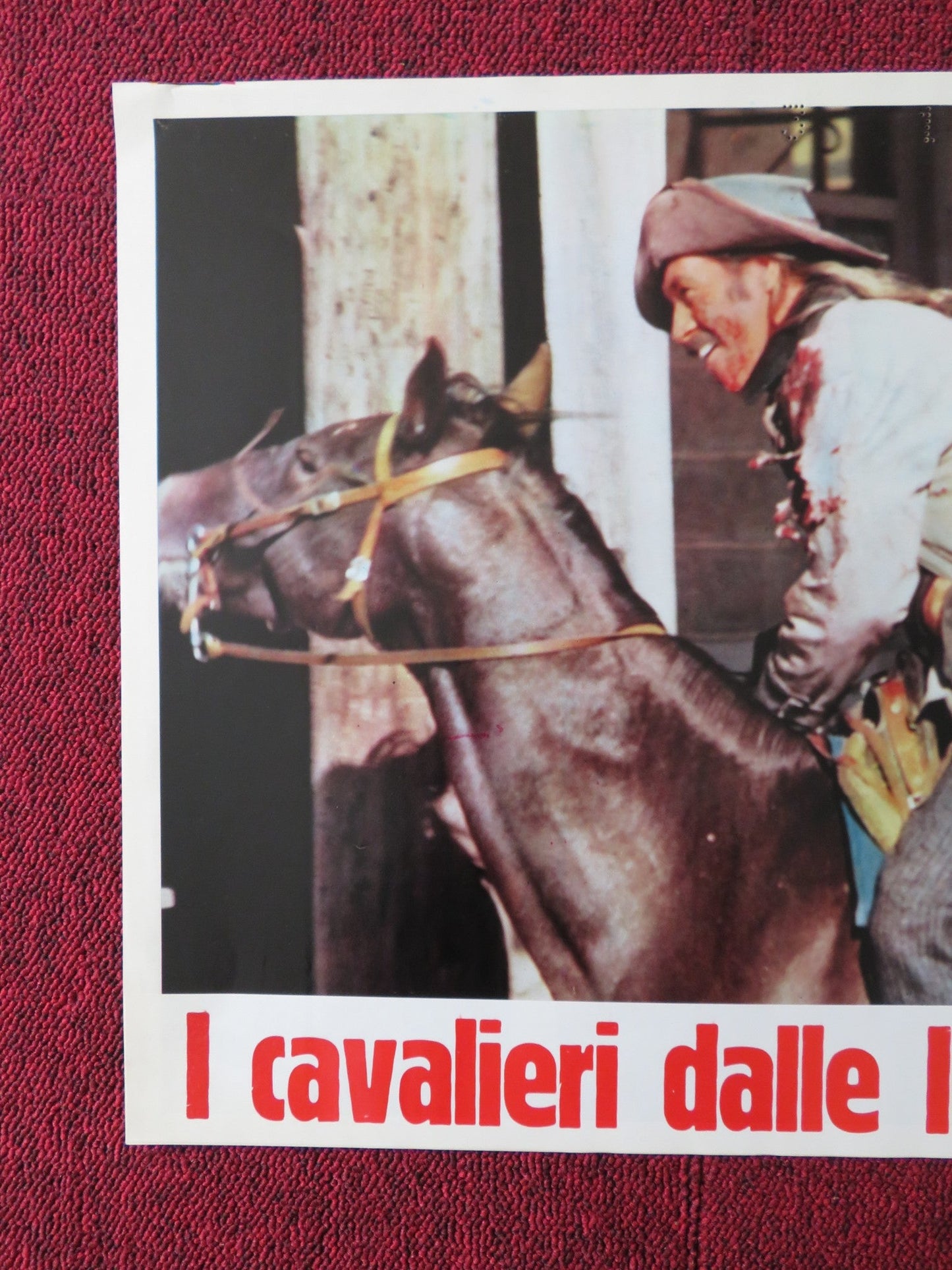 THE LONG RIDERS - B ITALIAN FOTOBUSTA POSTER DAVID CARRIDINE DENNIS QUAID 1980 Rendezvous Cinema Movie posters