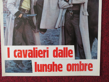 THE LONG RIDERS - C ITALIAN FOTOBUSTA POSTER DAVID CARRIDINE DENNIS QUAID 1980 Rendezvous Cinema Movie posters