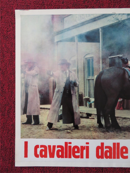 THE LONG RIDERS - D ITALIAN FOTOBUSTA POSTER DAVID CARRIDINE DENNIS QUAID 1980 Rendezvous Cinema Movie posters