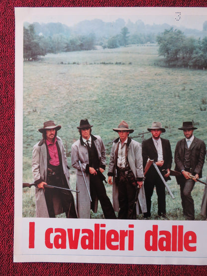 THE LONG RIDERS - E ITALIAN FOTOBUSTA POSTER DAVID CARRIDINE DENNIS QUAID 1980 Rendezvous Cinema Movie posters