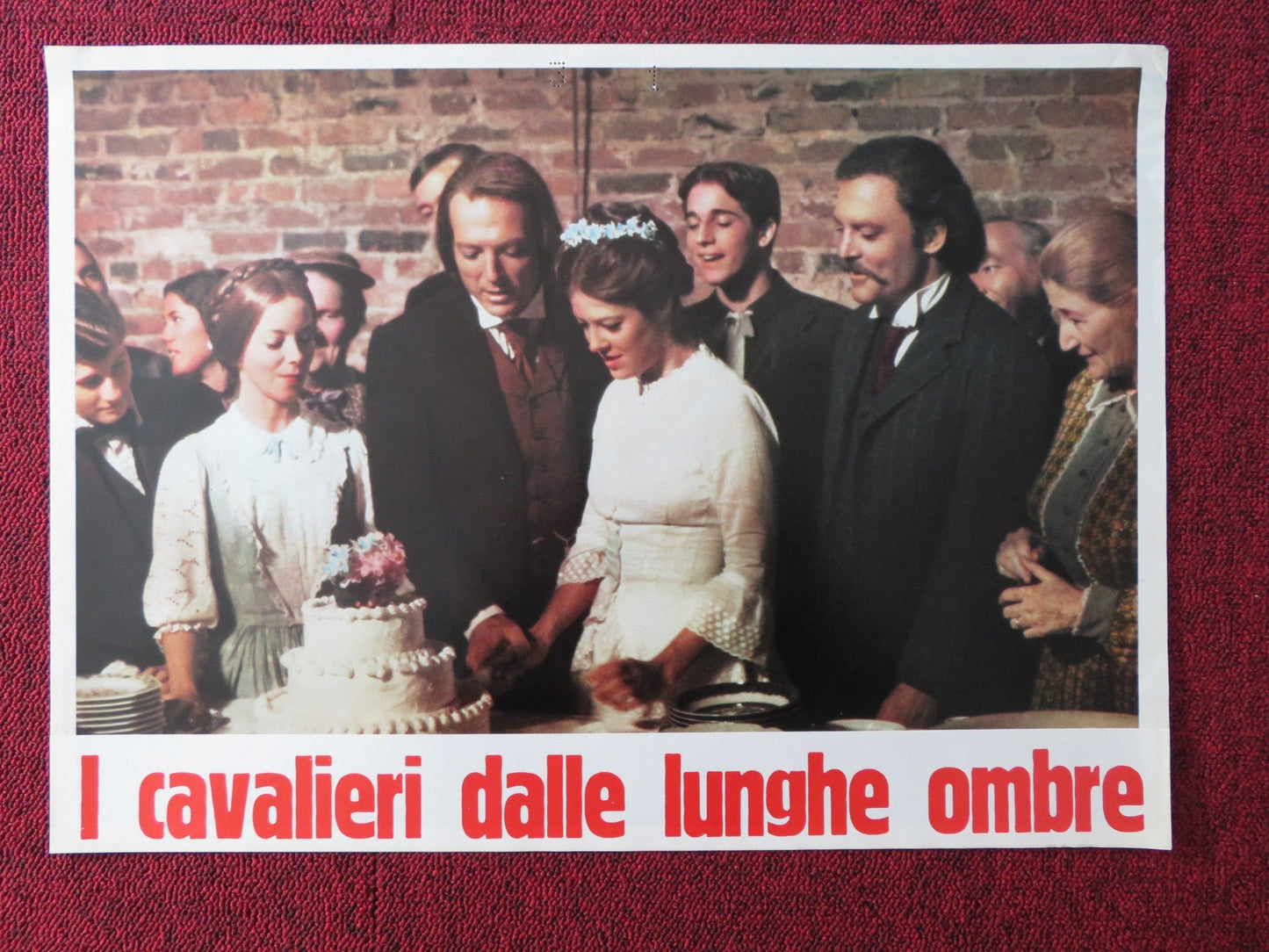 THE LONG RIDERS - F ITALIAN FOTOBUSTA POSTER DAVID CARRIDINE DENNIS QUAID 1980 Rendezvous Cinema Movie posters