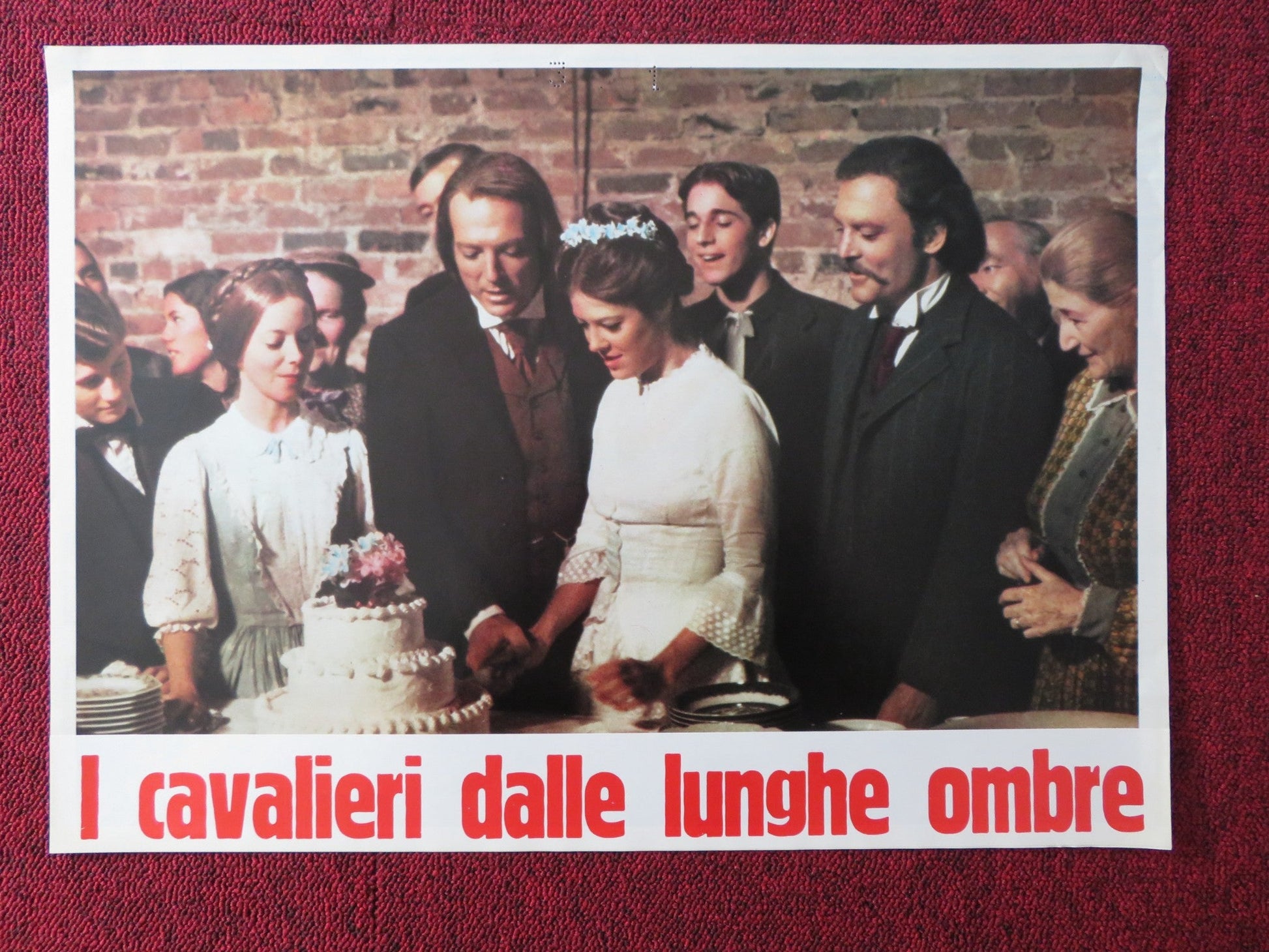 THE LONG RIDERS - F ITALIAN FOTOBUSTA POSTER DAVID CARRIDINE DENNIS QUAID 1980 Rendezvous Cinema Movie posters
