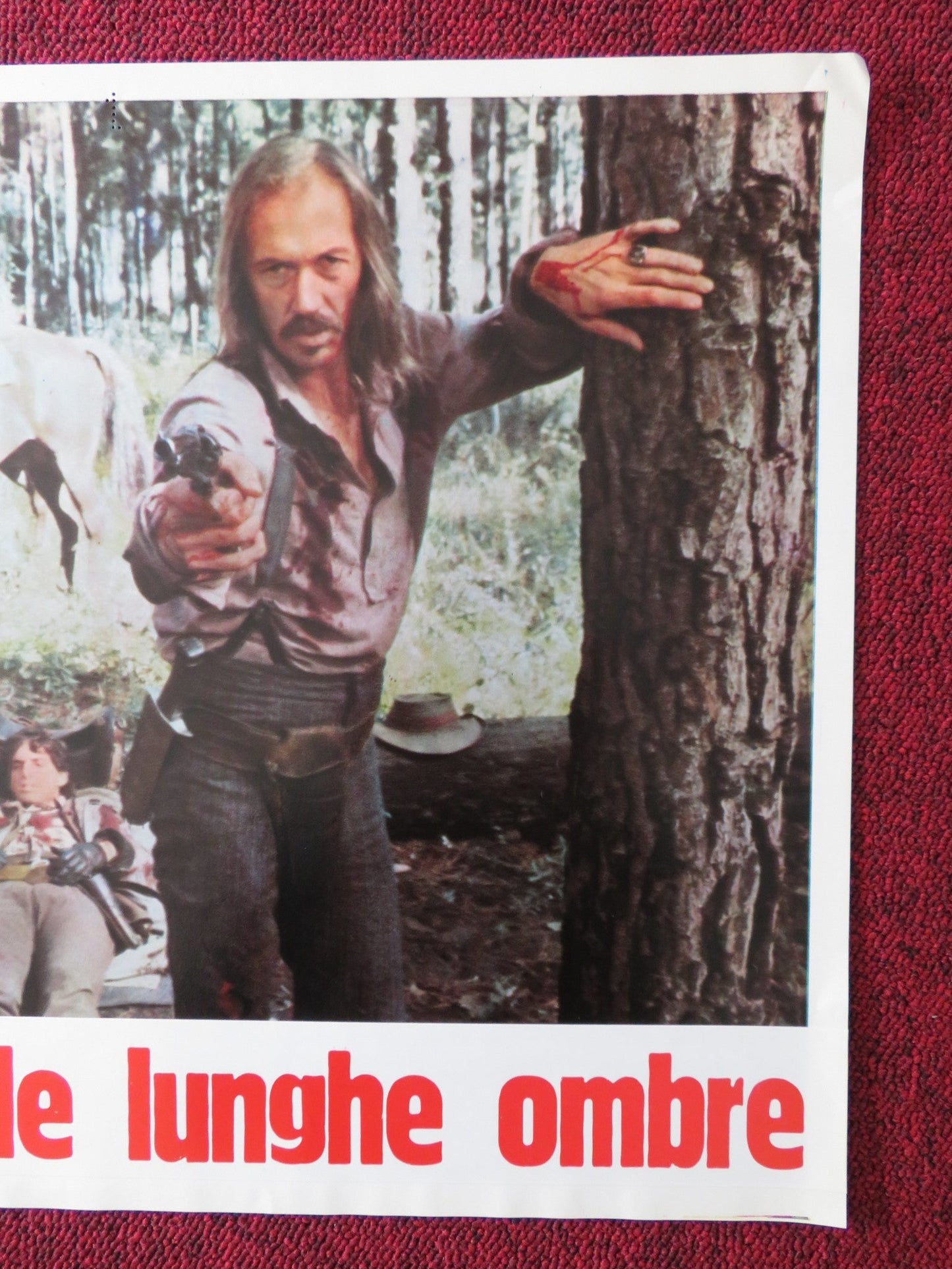 THE LONG RIDERS - G ITALIAN FOTOBUSTA POSTER DAVID CARRIDINE DENNIS QUAID 1980 Rendezvous Cinema Movie posters