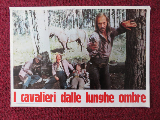 THE LONG RIDERS - G ITALIAN FOTOBUSTA POSTER DAVID CARRIDINE DENNIS QUAID 1980 Rendezvous Cinema Movie posters