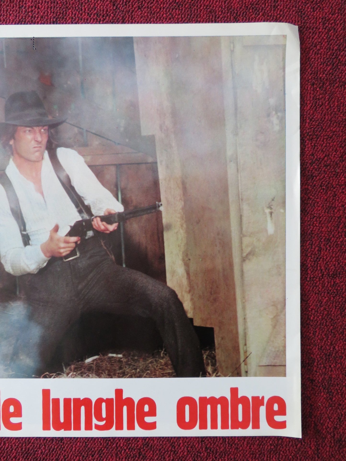 THE LONG RIDERS - H ITALIAN FOTOBUSTA POSTER DAVID CARRIDINE DENNIS QUAID 1980 Rendezvous Cinema Movie posters