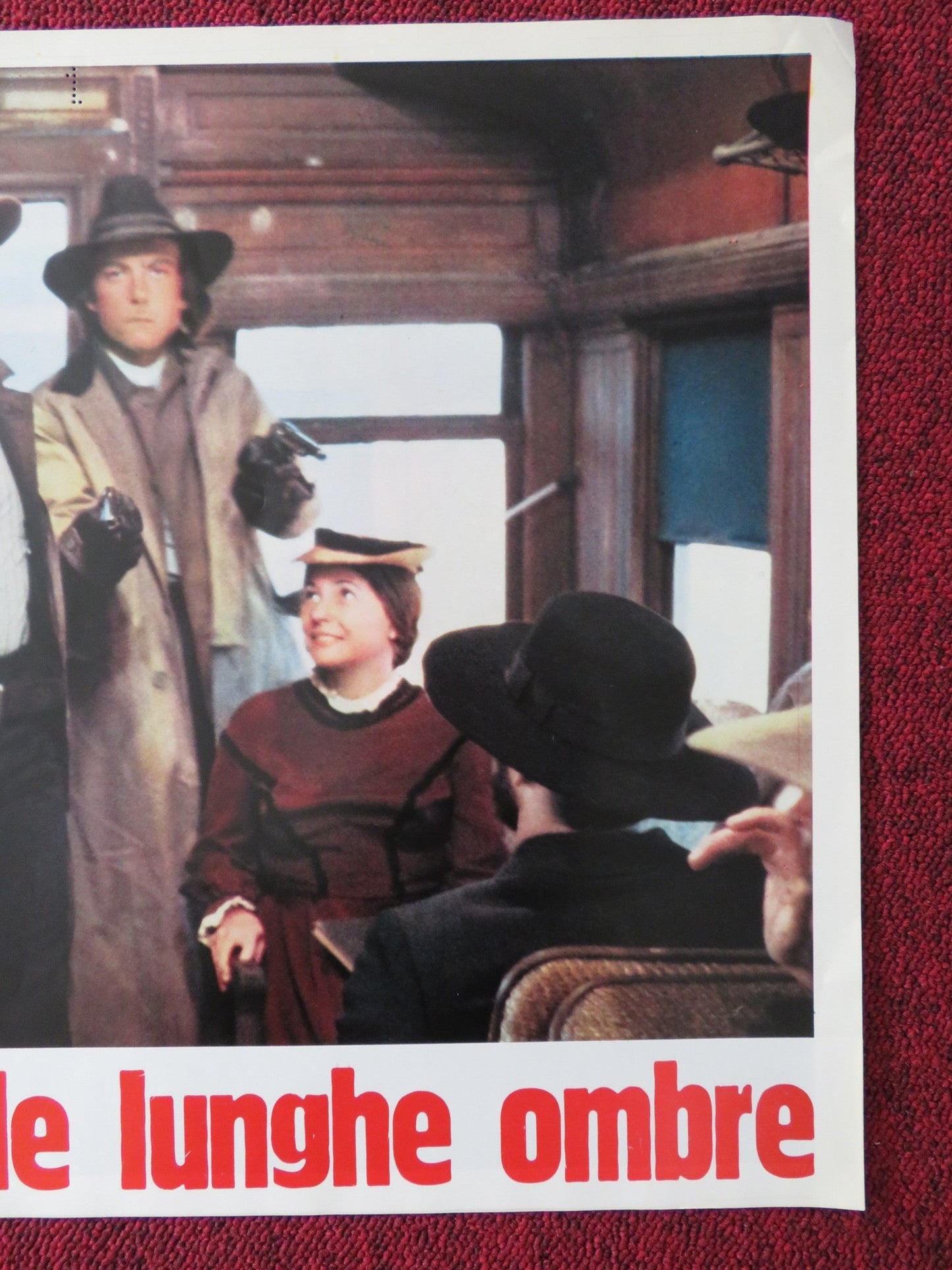 THE LONG RIDERS - I ITALIAN FOTOBUSTA POSTER DAVID CARRIDINE DENNIS QUAID 1980 Rendezvous Cinema Movie posters