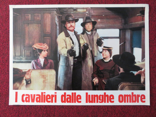 THE LONG RIDERS - I ITALIAN FOTOBUSTA POSTER DAVID CARRIDINE DENNIS QUAID 1980 Rendezvous Cinema Movie posters