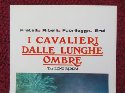 THE LONG RIDERS ITALIAN LOCANDINA POSTER DAVID CARRADINE STACY KEACH 1980 Rendezvous Cinema Movie posters