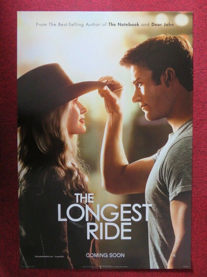 THE LONGEST RIDE CAMPAIGN - A US ONE SHEET ROLLED POSTER SCOTT EASTWOOD 2015 Movie posters