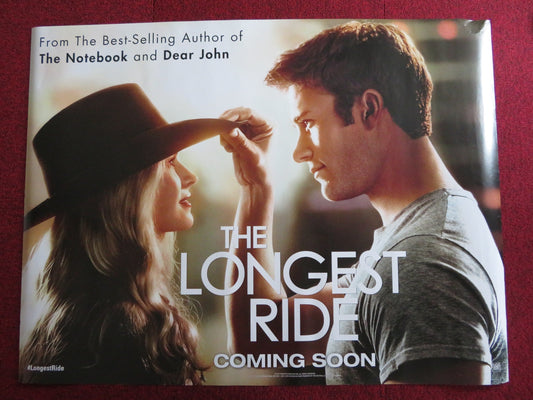 THE LONGEST RIDE UK QUAD (30"x 40") ROLLED POSTER BRITT ROBERTSON 2015 Rendezvous Cinema Movie posters