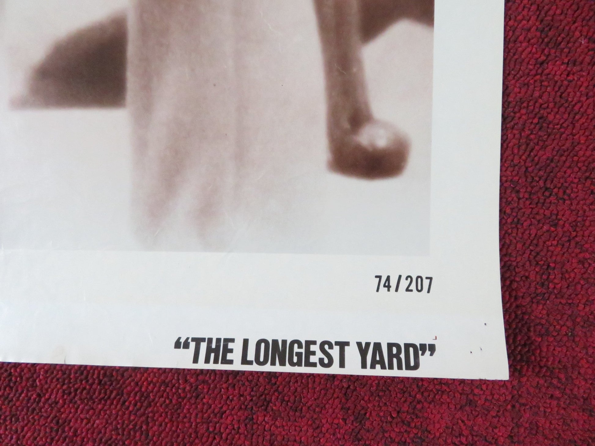 THE LONGEST YARD FOLDED US ONE SHEET POSTER BURT REYNOLDS EDDIE ALBERT 1974 Rendezvous Cinema Movie posters