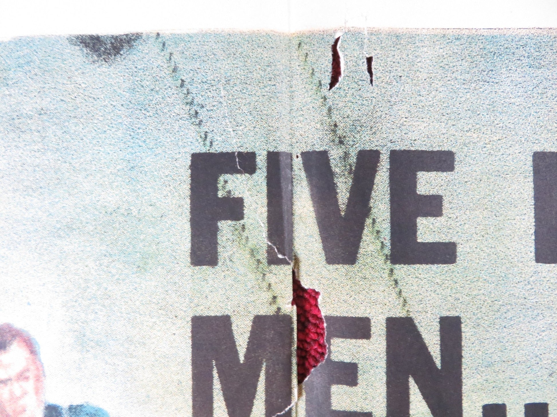 THE LOOTERS FOLDED US ONE SHEET POSTER RORY CALHOUN JULIE ADAMS 1955 Rendezvous Cinema Movie posters