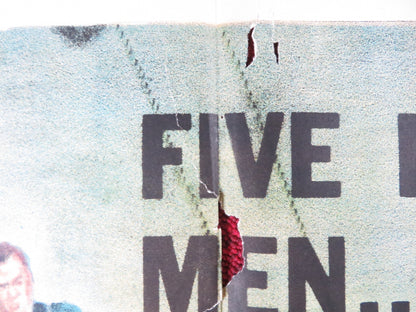 THE LOOTERS FOLDED US ONE SHEET POSTER RORY CALHOUN JULIE ADAMS 1955 Rendezvous Cinema Movie posters