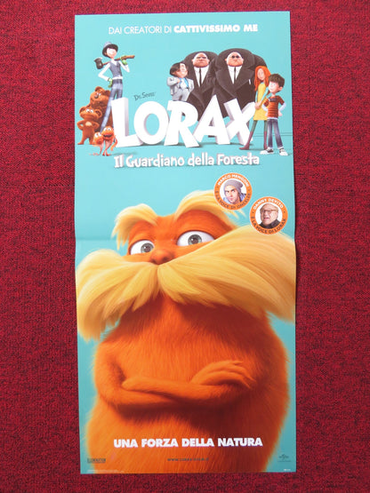 THE LORAX ITALIAN LOCANDINA POSTER DANNY DEVITO ED HELMS 2012 Rendezvous Cinema Movie posters