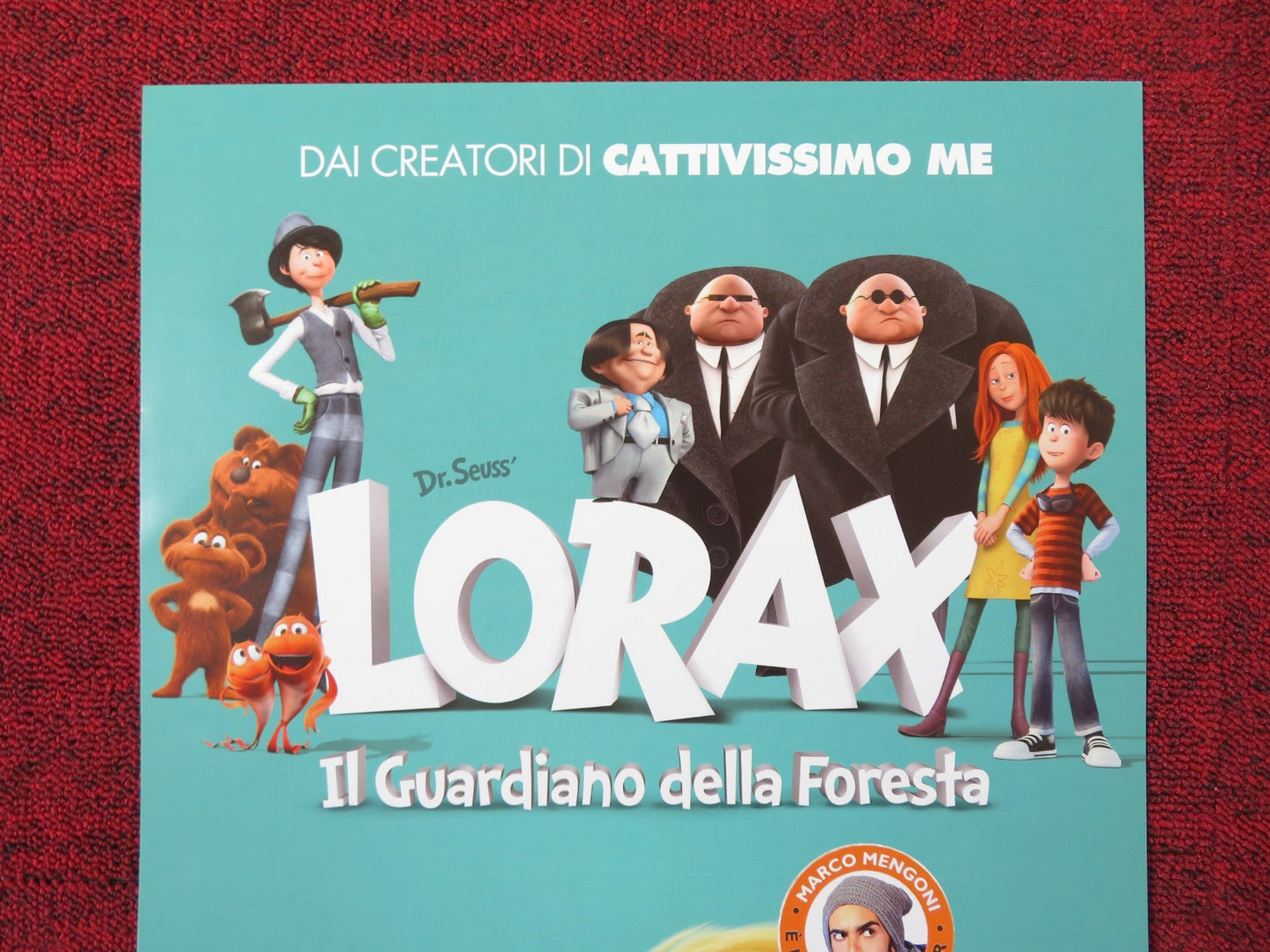 THE LORAX ITALIAN LOCANDINA POSTER DANNY DEVITO ED HELMS 2012 Rendezvous Cinema Movie posters