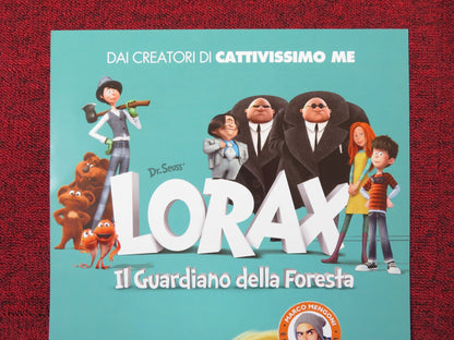 THE LORAX ITALIAN LOCANDINA POSTER DANNY DEVITO ED HELMS 2012 Rendezvous Cinema Movie posters