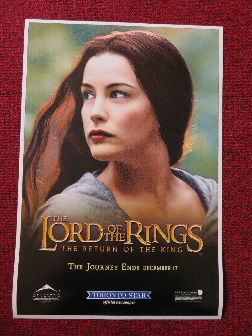 The Lord of the Rings: The Return of the King TWO SIDED US (13.5"x 19.5") POSTER Movie posters