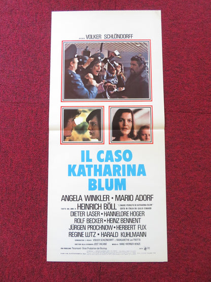 THE LOST HONOR OF KATHARINA BLUM ITALIAN LOCANDINA POSTER ANGELA WINKLER 1975 Rendezvous Cinema Movie posters