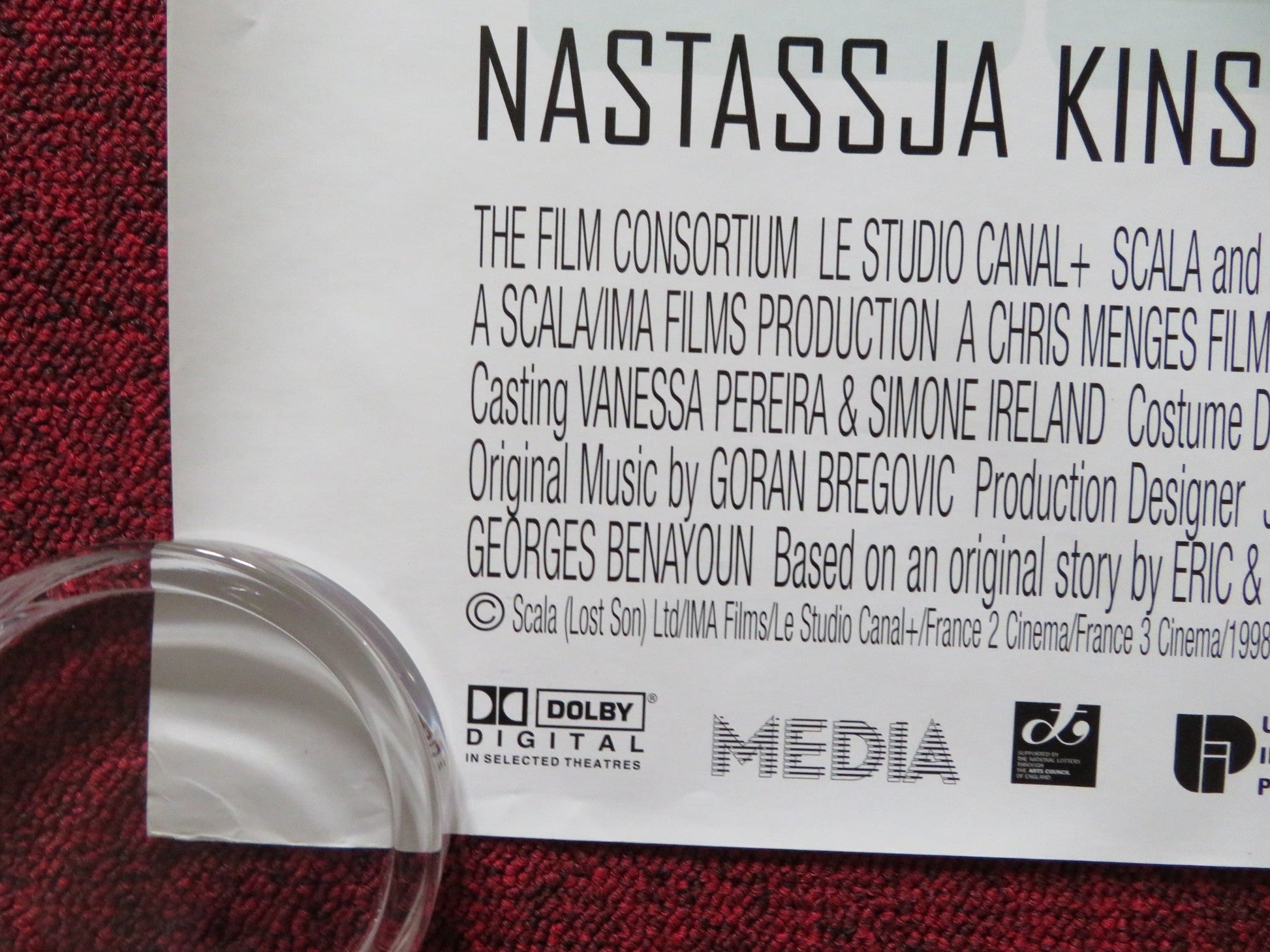 THE LOST SON UK QUAD ROLLED POSTER DANIEL AUTEUIL NASTASSJA KINSKI 1999 Rendezvous Cinema Movie posters