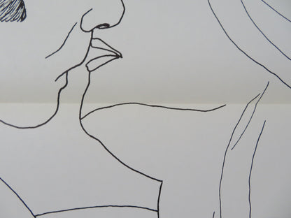 THE LOVE CYCLE US TRI FOLDED ONE SHEET ROLLED POSTER JON COPPAL C. JOY 1977 Rendezvous Cinema Movie posters